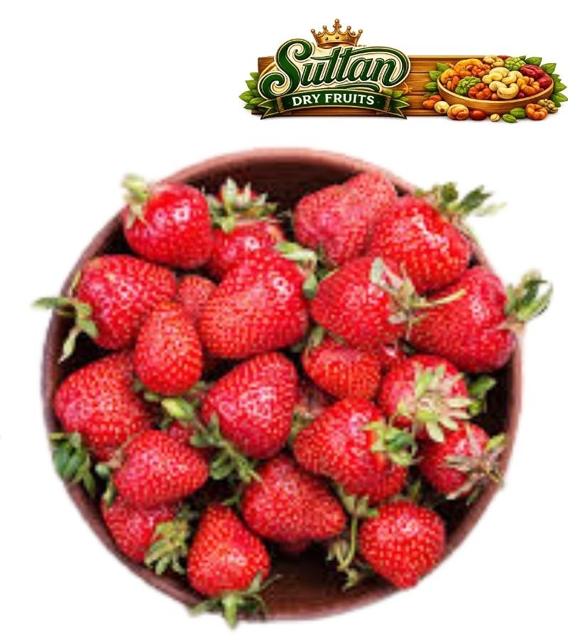 straw Strawberry Fresh Dry Fruits - Premium Quality - Image 1